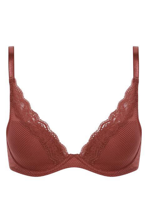 Passionata Brooklyn Plunge T Shirt Bra Amber