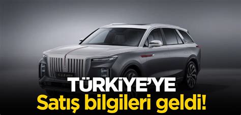 Tam anlamıyla Çin den 8 milyon TLlik çıkış HONGQI E HS9 için Türkiye