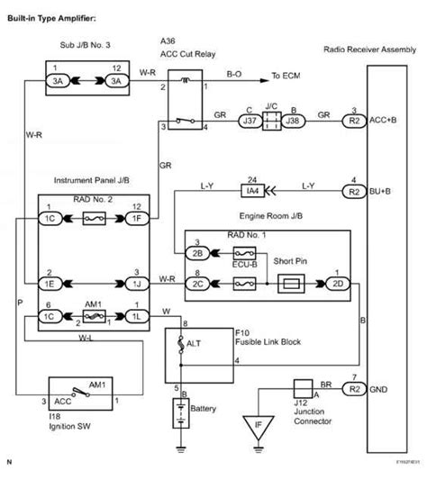 Toyota Avalon Stereo Wiring Diagram