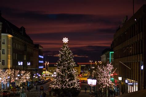 Wallpaper City Cityscape Night Evening Christmas Dusk Christmas