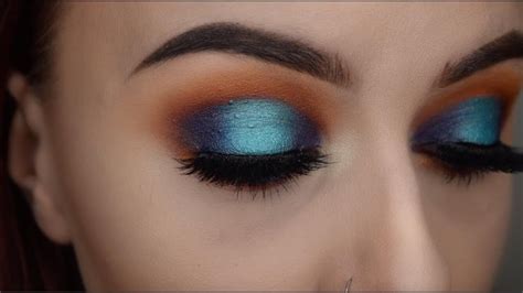 Tropical Sunset Eyeshadow Tutorial Wearable Colourful Makeup Tutorial Youtube