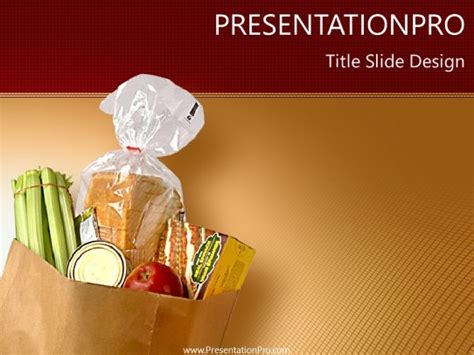 Grocery Bag Powerpoint Template Presentationpro