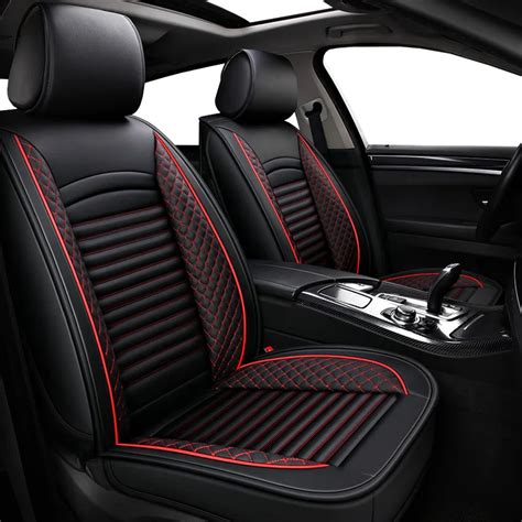 (Front+Rear) PU Leather auto universal car seat covers for Hyundai IX35 ...