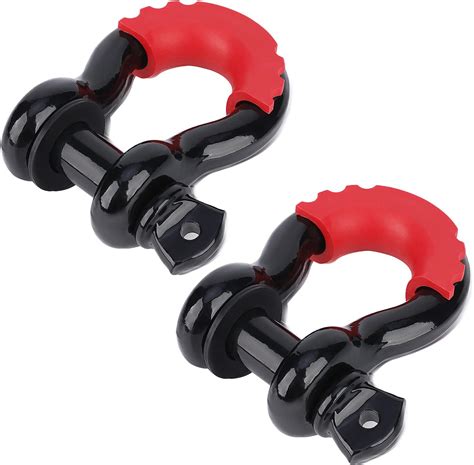 Off Road Boar D Ring Shackles 34 2 Pack Tow Shackles 44000lb