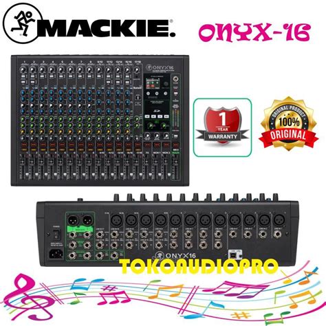 Jual Mixer Mackie Onyx Channel Analog Mixer With Multitrack Usb