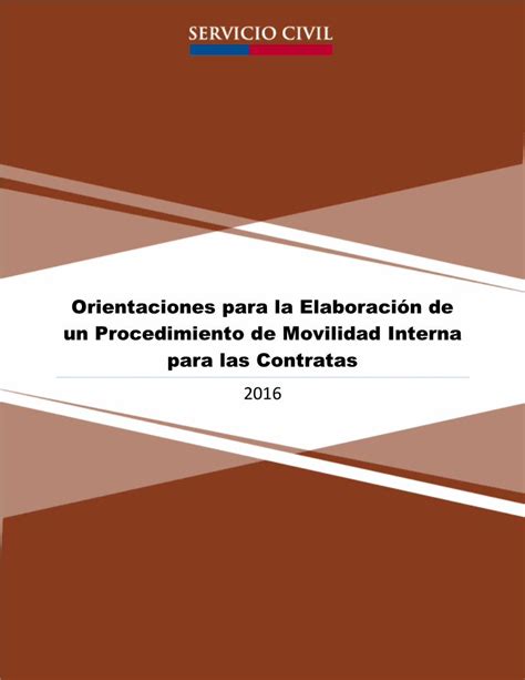 Pdf Orientaciones Para La Elaboraci N De Un Procedimiento De Un