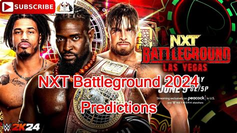 NXT Battleground 2024 NXT North American Championship Oba Femi Vs Wes