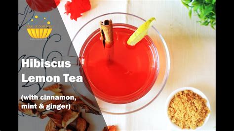 Hibiscus Lemon Tea Sembaruthi Tea Youtube