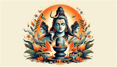 lord shiva illustration  om namah shivaya mantra premium ai