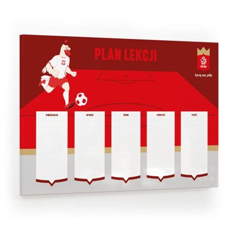 Plakat Magnetyczny Premium Plan Lekcji Classic Motyw Orze Bielik