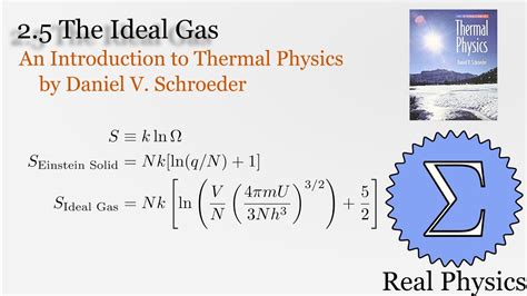 2.6 Entropy (Thermal Physics) (Schroeder) - YouTube