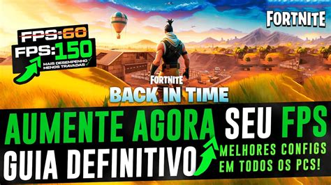 COMO AUMENTAR O FPS NO FORTNITE CAPÍTULO NOVO MELHORES CONFIGURAÇÕES