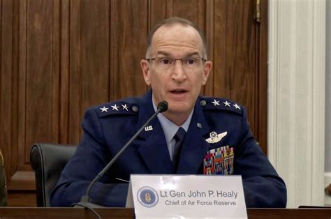 Healy Testifies Before Defense Subcommittee March Air Reserve Base