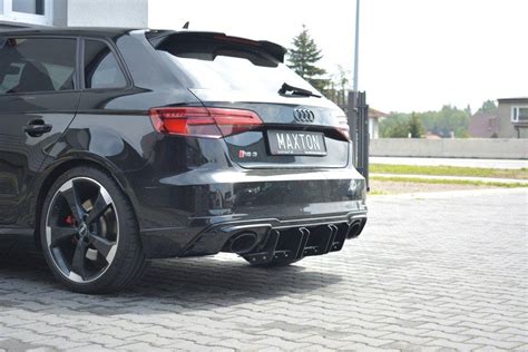 Maxton Design Audi Rs3 8v Facelift Sportback Rear Diffuser V2 Mode Auto Concepts