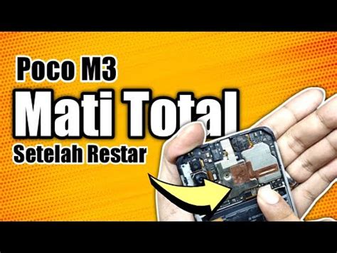 Xiaomi Poco M Mati Total Setelah Restart Sangat Mudah Youtube