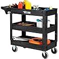 Amazon Tuffiom Plastic Service Utility Cart With Wheels Lbs