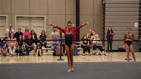 Ava Montero 2nd Place Floor Region 1 2023 Wildfire Gymnast Level 7 Youtube