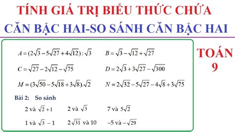 Rút Gọn Biểu Thức Chứa Căn Bậc 2 Phương Pháp và Ứng Dụng Hiệu Quả