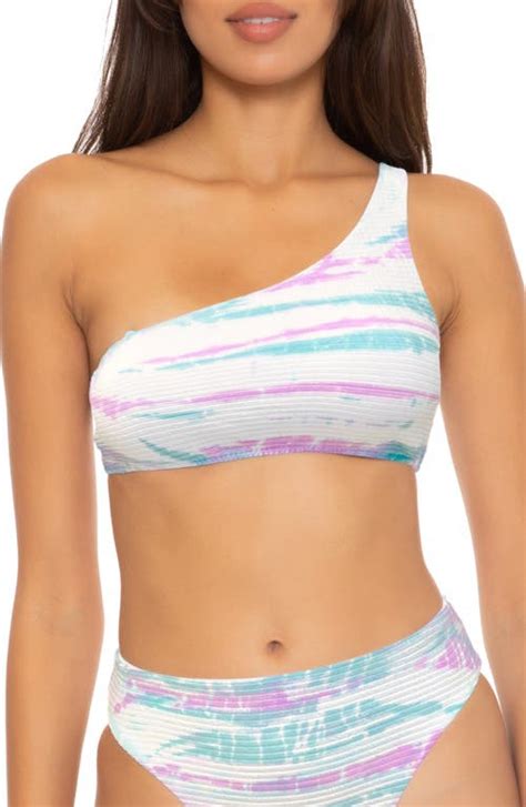 Buy Becca Iconic Asymmetric One Shoulder Bikini Top Orchid Jasper At