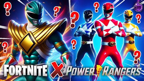 Unbelievable Crossover Fortnite Meets Power Rangers Fortnite X