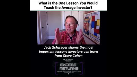 The Most Important Investing Lesson Steve Cohen Youtube