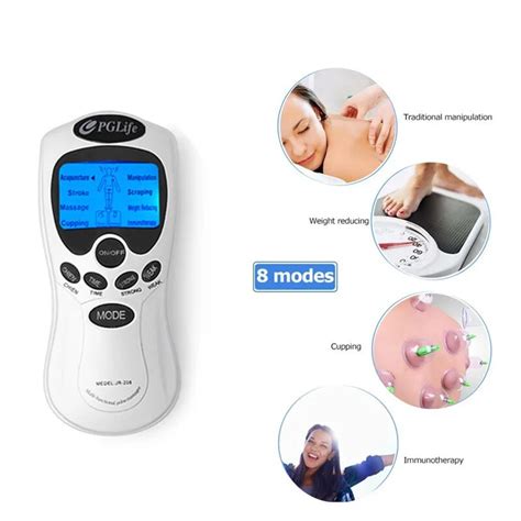 Ways Tens Massager Electric Digital Electrode Therapy Machine Body