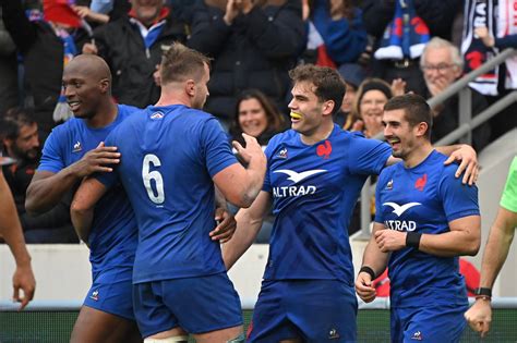 Rugby XV de France Les Bleus prolongent leur série d invincibilité