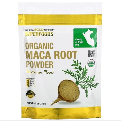 California Gold Nutrition Superfoods Organic Maca Root Powder 8 5 Oz 240 G Shopee Malaysia