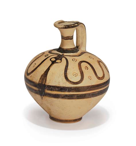 A Mycenaean Pottery Jug Late Helladic Iiia B Circa 14th 13th Century