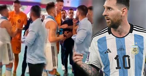 Selecci N Argentina Qu Pas Detr S De C Maras Entre Lionel Messi Y