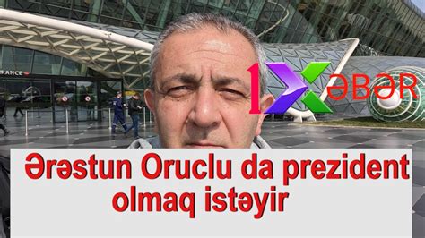 R Stun Oruclu Da Prezident Olmaq Ist Yir Youtube