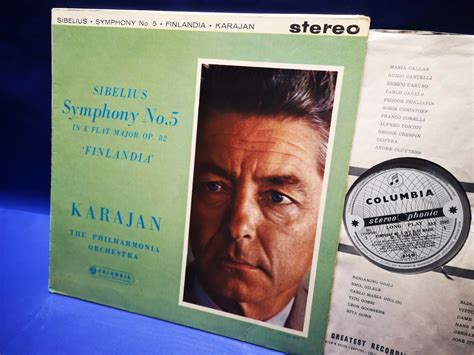 Popsike Columbia Sax Blue Silver Karajan Sibelius