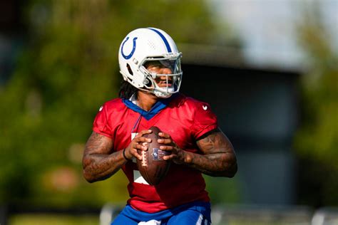 Colts Rookie Qb Anthony Richardson Misses Practice Following Nose