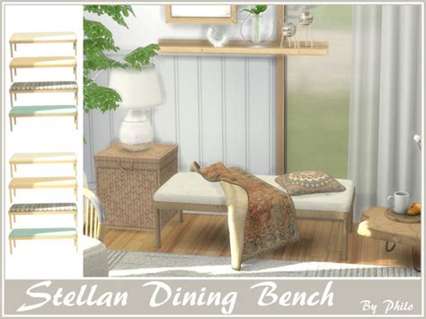 The Sims Resource Stellan Dining Bench