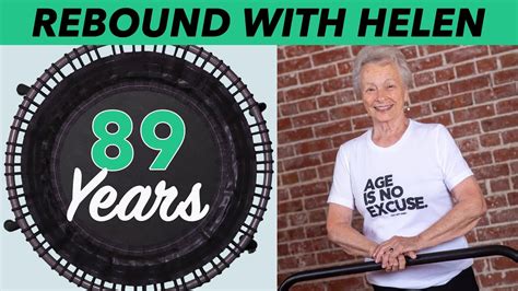 Rebounder Workout For Seniors And Beginners 1st Time Rebounding With