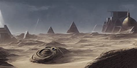 Dune City And Temples Of Arrakis Arrakeen Arab Ar Stable Diffusion