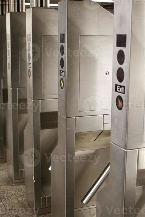 New York: Subway turnstile 825632 Stock Photo at Vecteezy