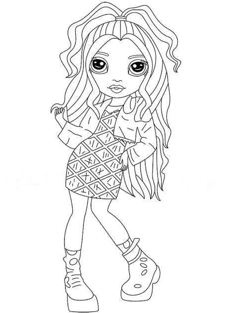 Coloriage Rainbow High à Imprimer Sur Coloriageenfant Com