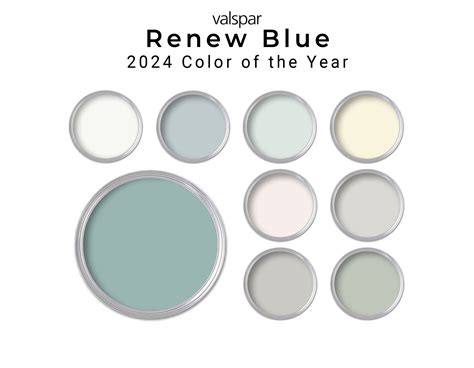 Renew Blue Valspar 2024 Paint Color Palette Whole House Coastal Paint ...