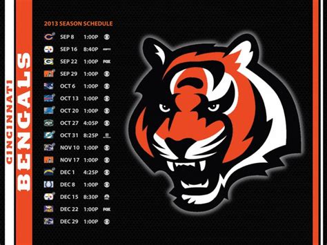 50 Cincinnati Bengals 2015 Schedule Wallpaper On Wallpapersafari