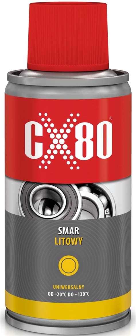 Cx 80 Polska Cx80 Smar Litowy Spray 150Ml Opinie I Ceny Na Ceneo Pl