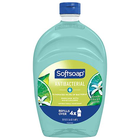 Softsoap Hand Soap Antibacterial Fresh Citrus Scent 50 Fl Oz Health And Personal Care Jumbo