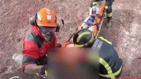 Herido un senderista tras sufrir una caída en Montaña Roja en Tenerife