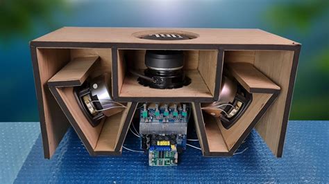 Mdf Wood Subwoofer Bluetooth Speaker Diy Super Super Strong Bass Youtube Diy Bluetooth