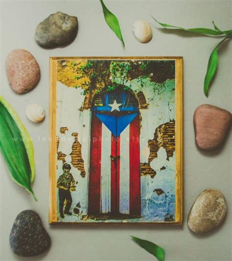 Puerto Rico prints on wood wall art art on wood holiday