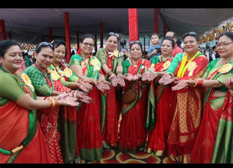 Gorkhali Sudhar Sabha Women League Celebrated Hartalika Teej With Full