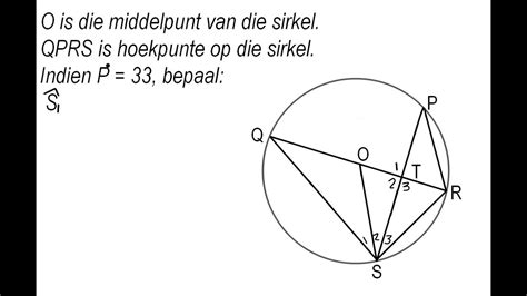 Sirkel Meetkunde Stellings Voorbeeld Vraag 1 YouTube