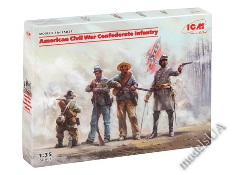 ModelsUA FIGURES 1 35 Confedearte Infantry 1 35 ICM 35021