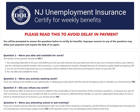 Njuifile New Jersey Unemployment Claim At Njuifile