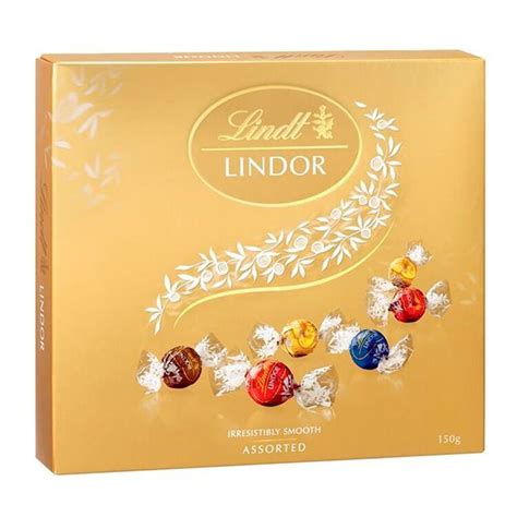 Lindt Lindor Assorted Chocolate Gift Box Multicoloured 150 g